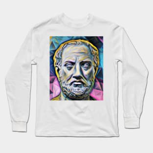 Thucydides Portrait | Thucydides Artwork 10 Long Sleeve T-Shirt